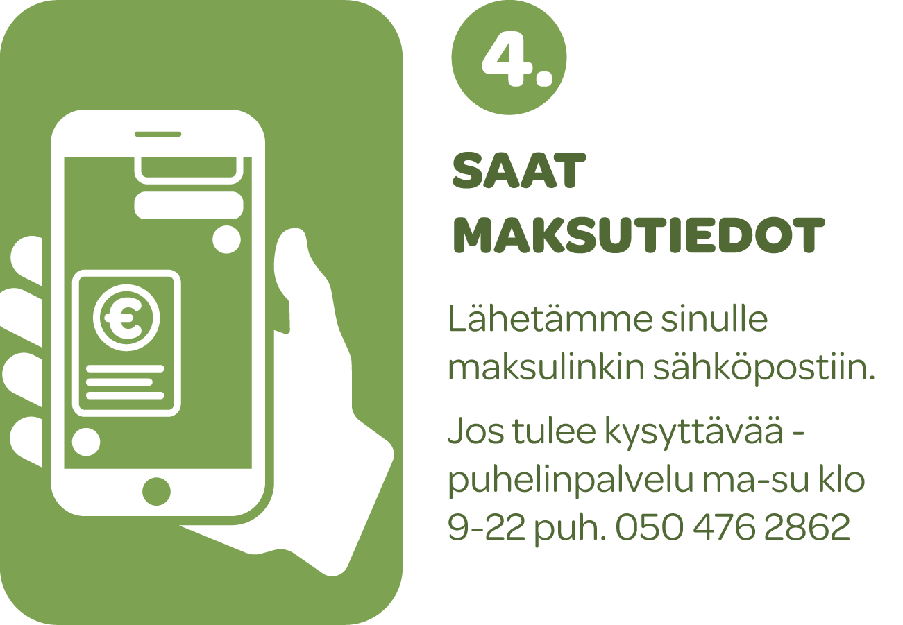 4. SAAT MAKSUTIEDOT
